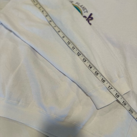 Vintage 90s Hard Rock Cafe Sz: L Sydney Australia White Crewneck Sweatshirt. - Picture 5 of 14